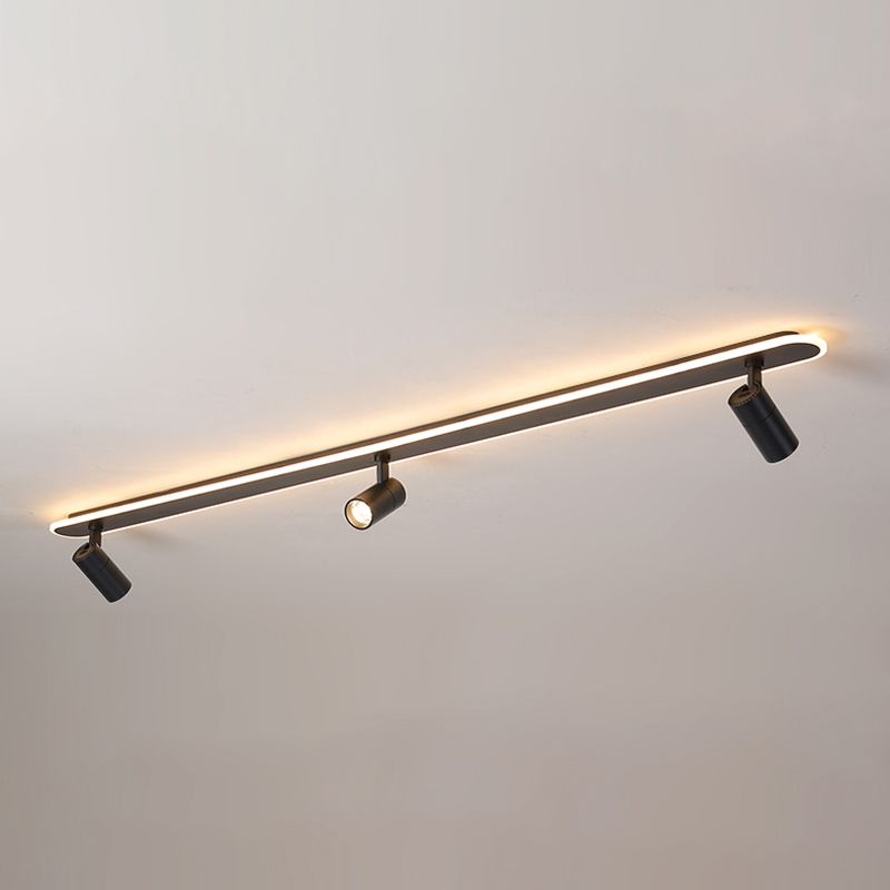 LED Flush Mount Ceiling Lighting with Spotlights Modern Ceiling Mounted Lights