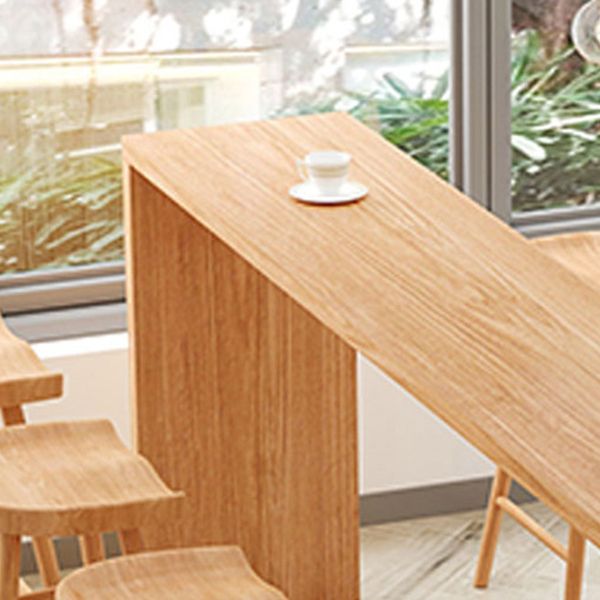 1/5/9 Pieces Table and Stool Set Modern Solid Wood Pub Table Set