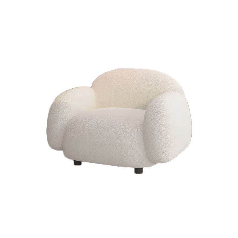 Modern Style Sofa Velvet Cushioned Backrest Sponge Cushions Fill Sofa Bed