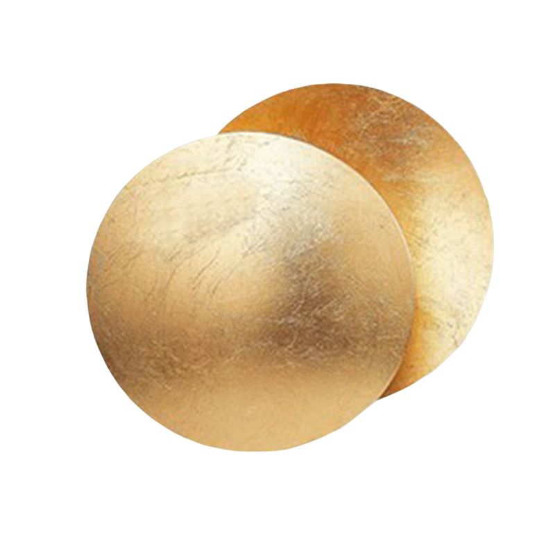 Light Luxury Metal Wall Light Circle Shape LED Rotatable Wall Lamp for Bedroom