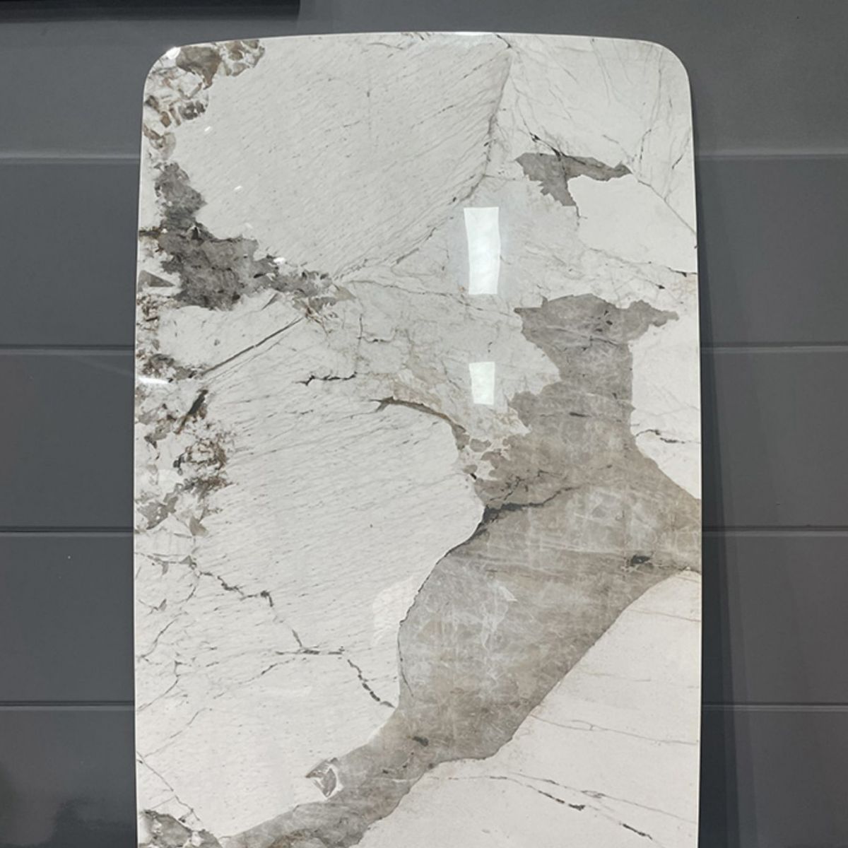 Modern Stone Dining Table Rectangle Table for Dining Room Kitchen