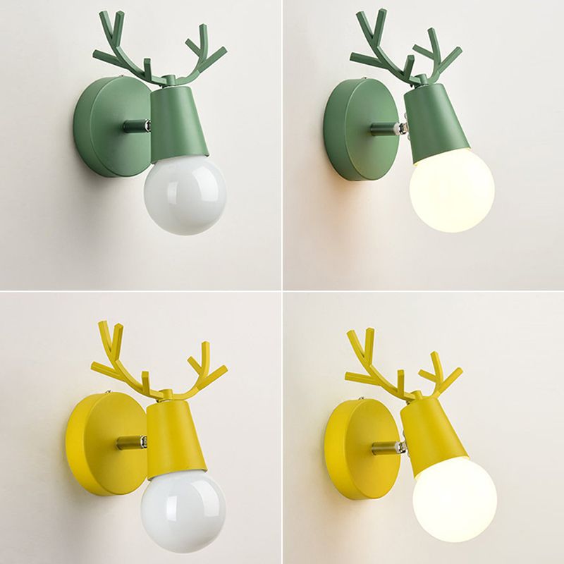 Modern Wall Light Sconce Macaron Wall Light Fixture for Bedroom