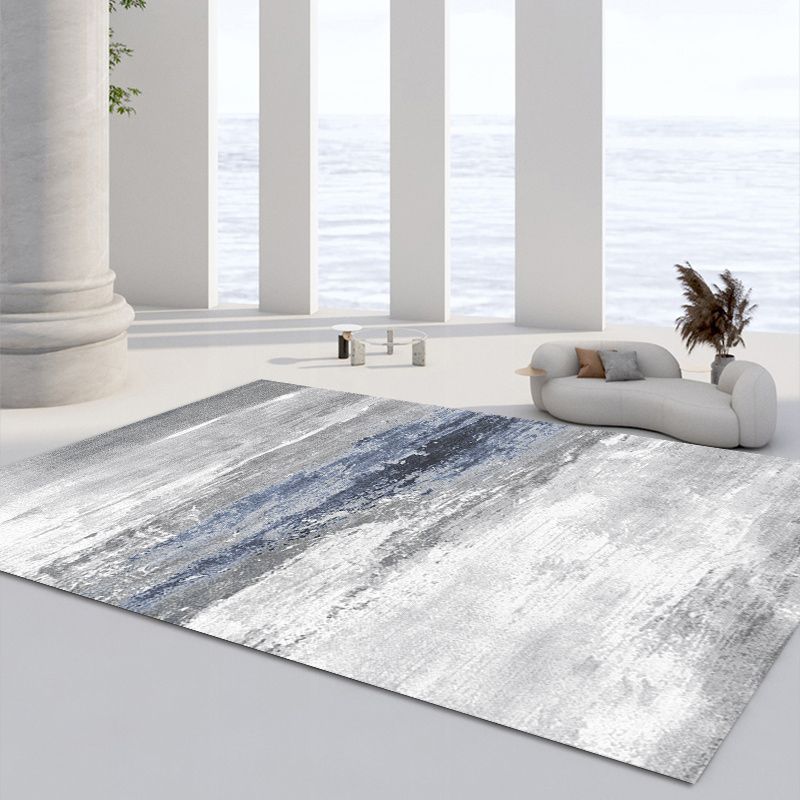Area Rug Nostalgia Scroll Pattern Adults Polyster Carpet Rectangle Stain Rug Resistant