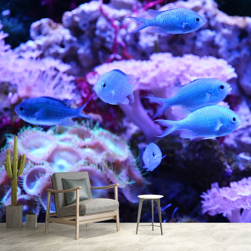 Underwater World Wall Mural Contemporary Decorative Living Room Wall Art