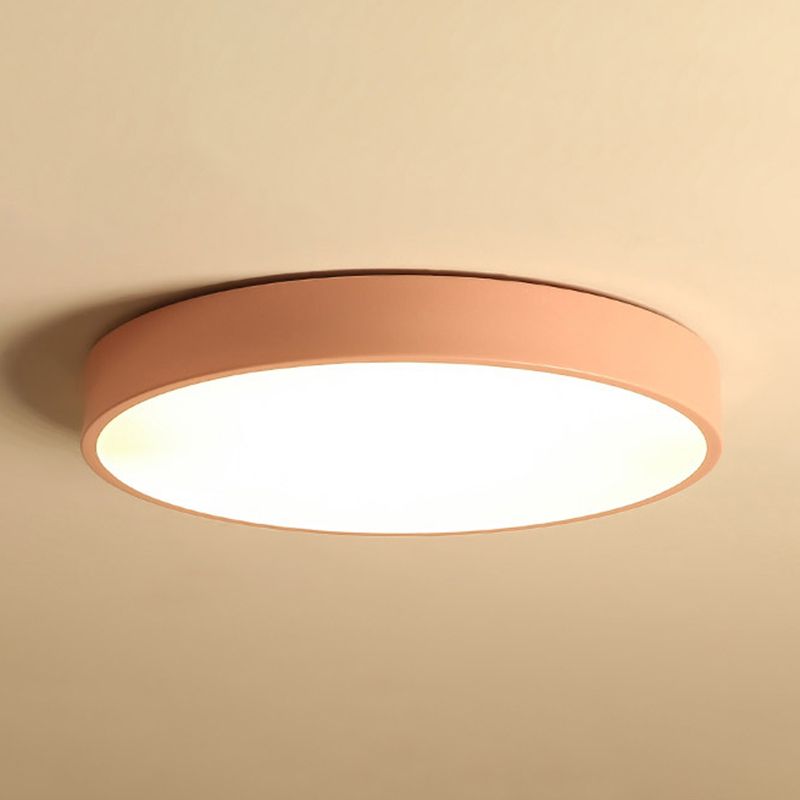 LED-inbouwlamp in Scandinavische stijl, cirkelvormige inbouwverlichting met acrylkap