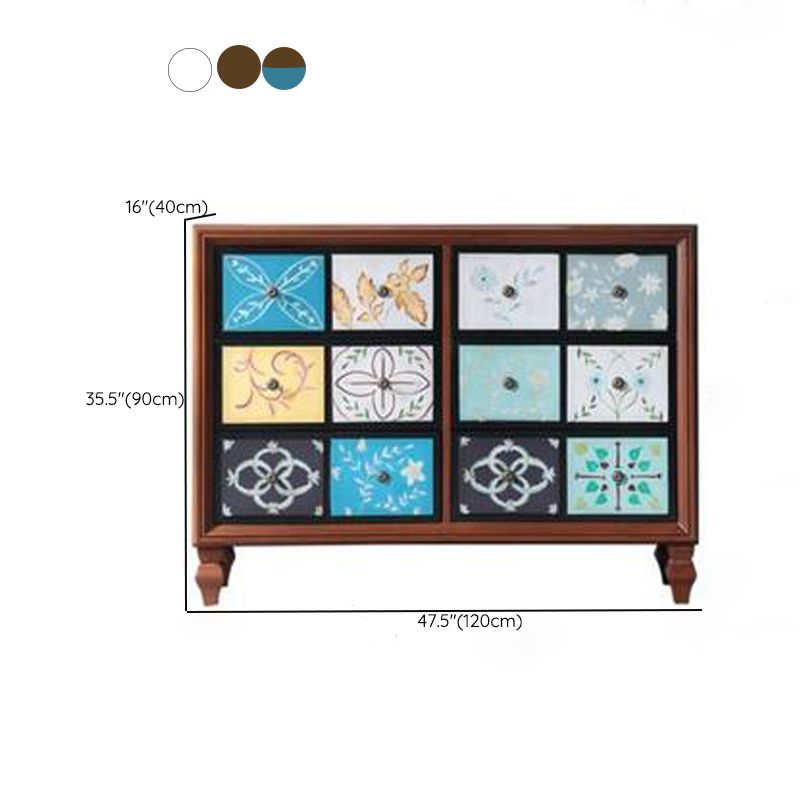 15.6-inch W Traditional Storage Chest Solid Wood Storage Chest Dresser