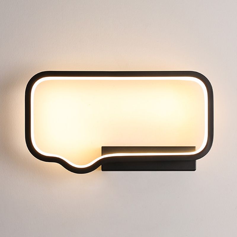 Metal Geometric LED Light Fixture Modern 1 Light Wall Sconces (Decoration not included)