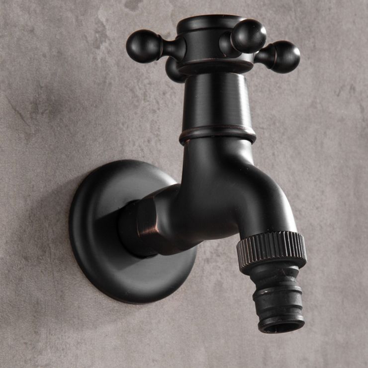 Widespread Bathroom Sink Faucet Wall Mounted Cross Handle Faucet