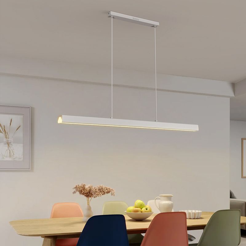 Simplicity LED Island Lighting Fixtures Dining Room Long Strip Hanging Lamp