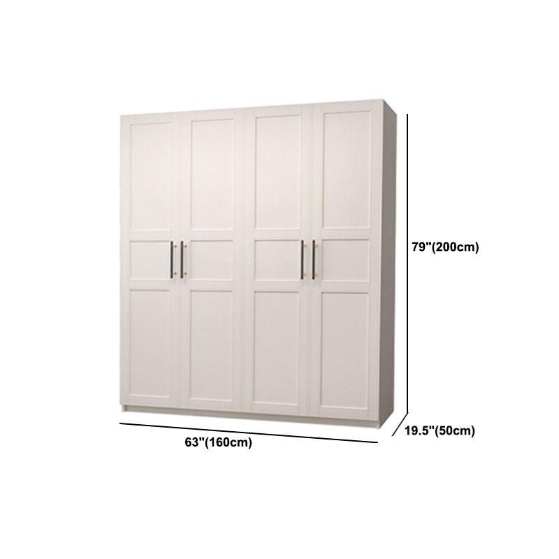 Modern Wardrobe Armoire Engineer Wood Armoire with Door for Bedroom