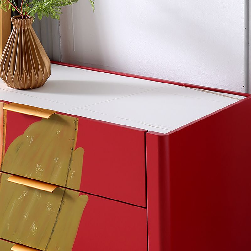 15.6-inch Width Modern Storage Chest Dresser Stone Storage Chest