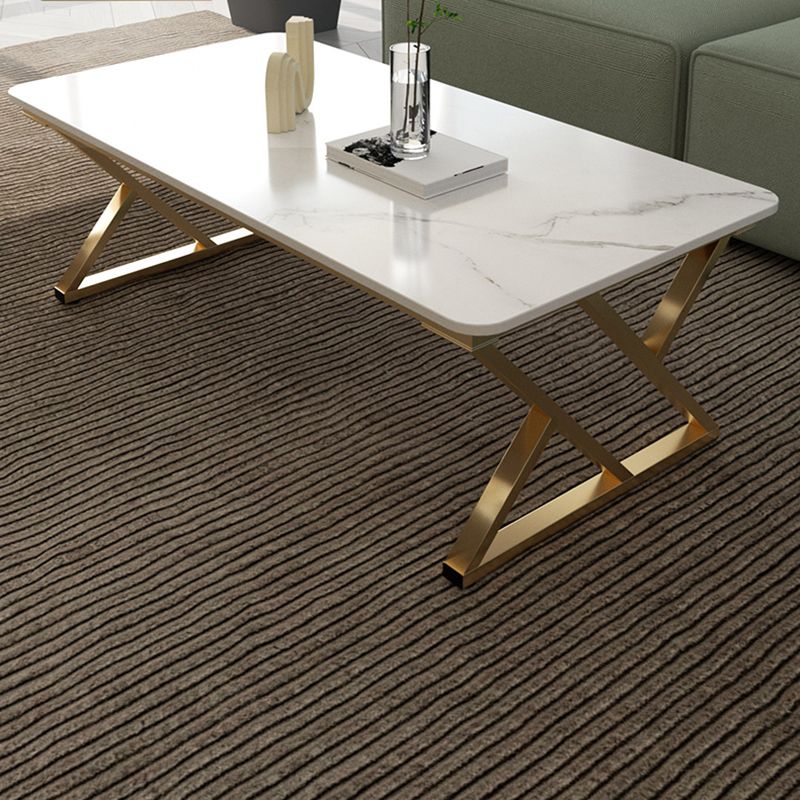 Modern Trestle Coffee Table SlateRectangle Coffee or End Table
