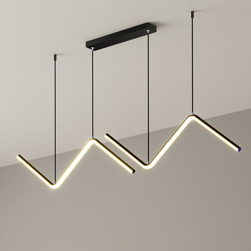 Luz de colgante nórdico Fije de lámpara de lámpara LED de estilo LED de estilo moderno para comedor