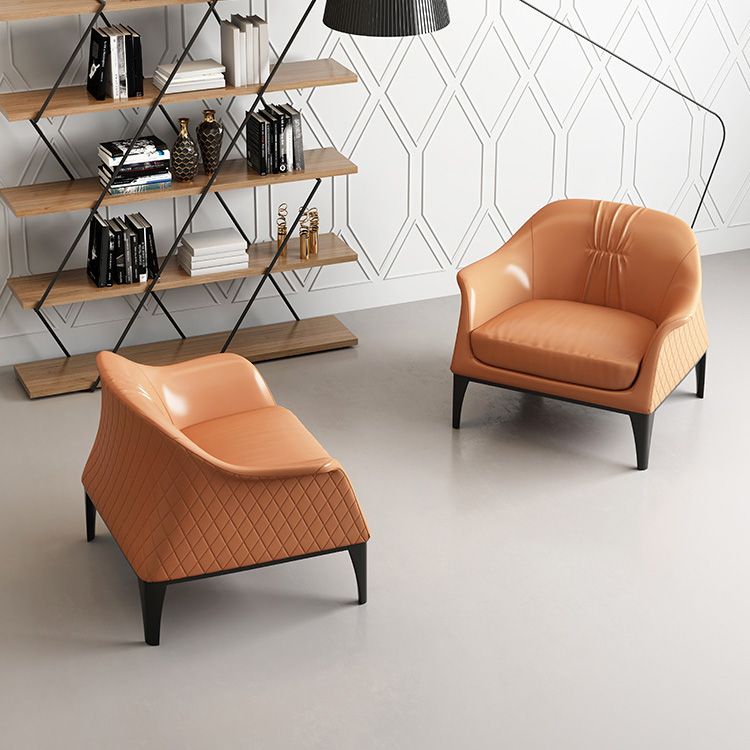 Living Room Mid-century Modern Accent Armchair Solid Color Arm Chair