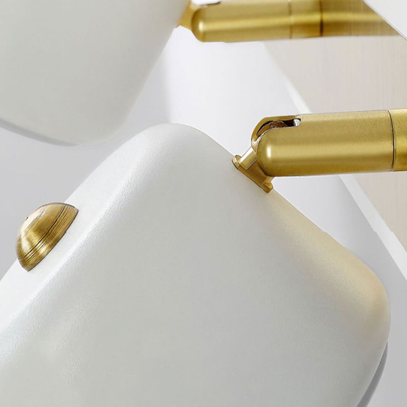 1 Lichte cilindrische wandwandcontract Moderne stijl metalen wandverlichting voor badkamer