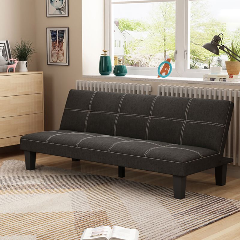 Scandinavian Spleeper Velvet/Fabric Sofa 47.24"/64.96"/70.08" Wide Armless Sofa Bed