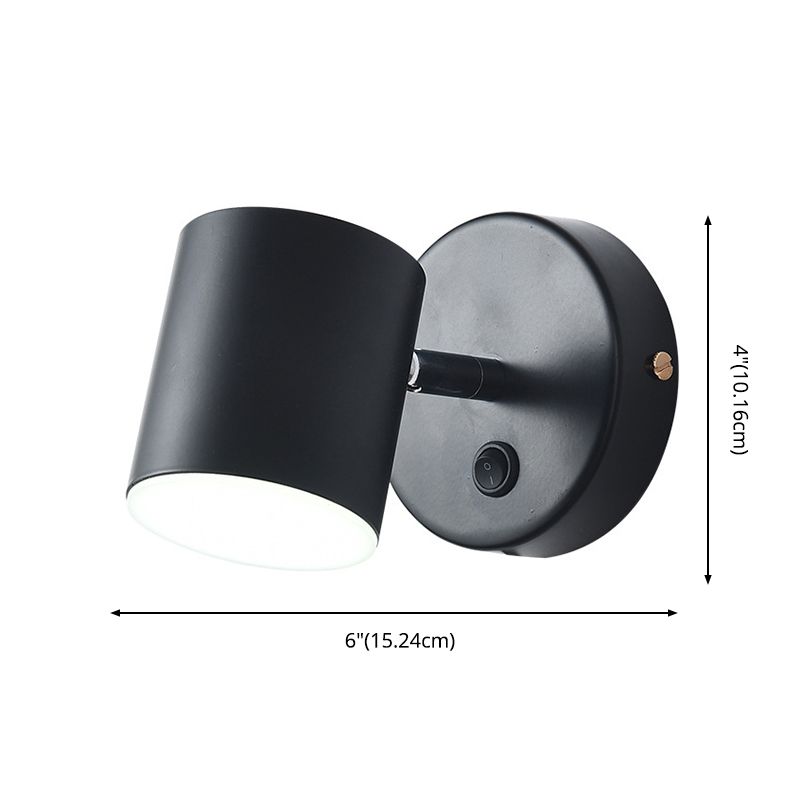 Éclairage mural en acrylique contemporain contemporain à 1 lumière pour chambre à coucher