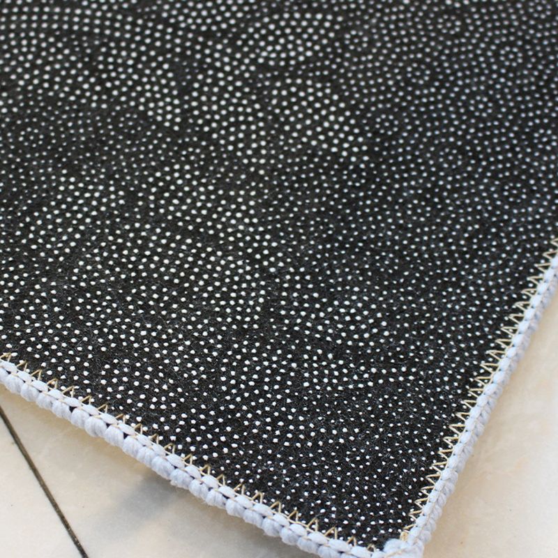 Modern Color Piece Rug Polyester Orange Rug Stain Resistant Rug for Drawing Room