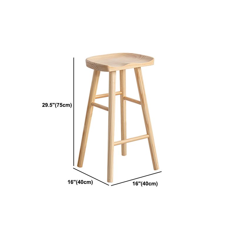 Industrial Irregular Shape Bar Table Set 1/5 Pieces Wooden Counter Table with Stools