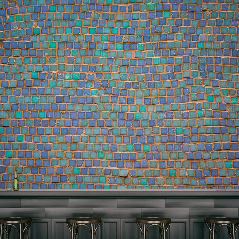 Customized Industrial Style Brick Mural Wall Covering Stain Resistant for Bedroom