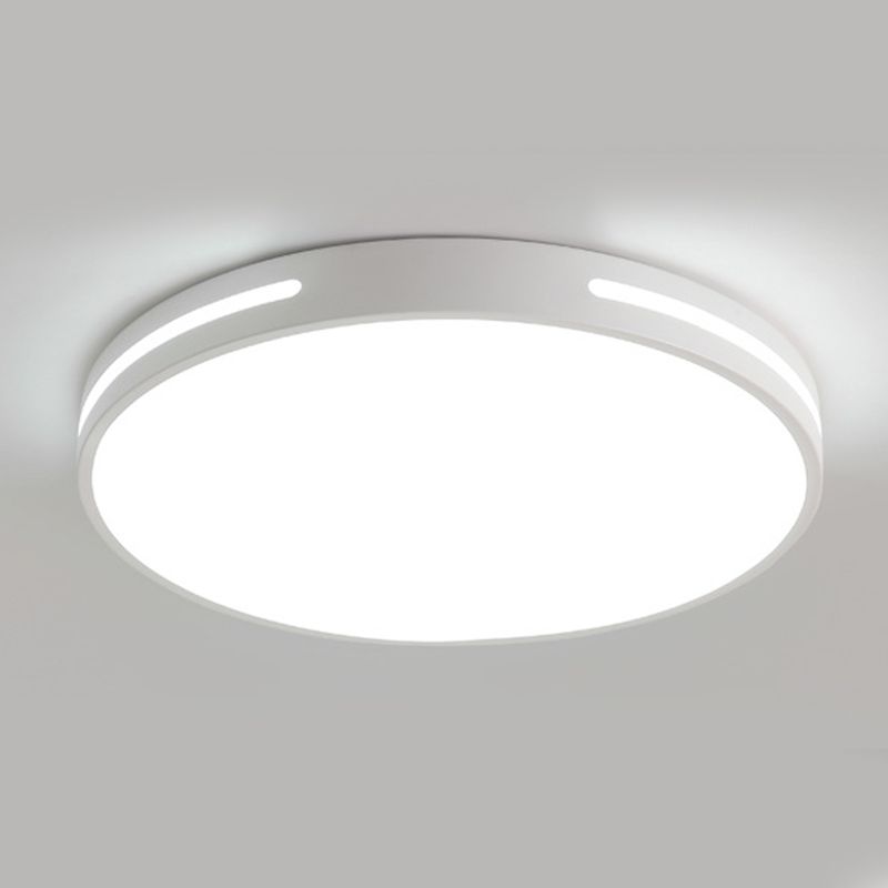 Minimalist Geometric Flush Mount Lighting Metal 1 Light Flush Ceiling Lights