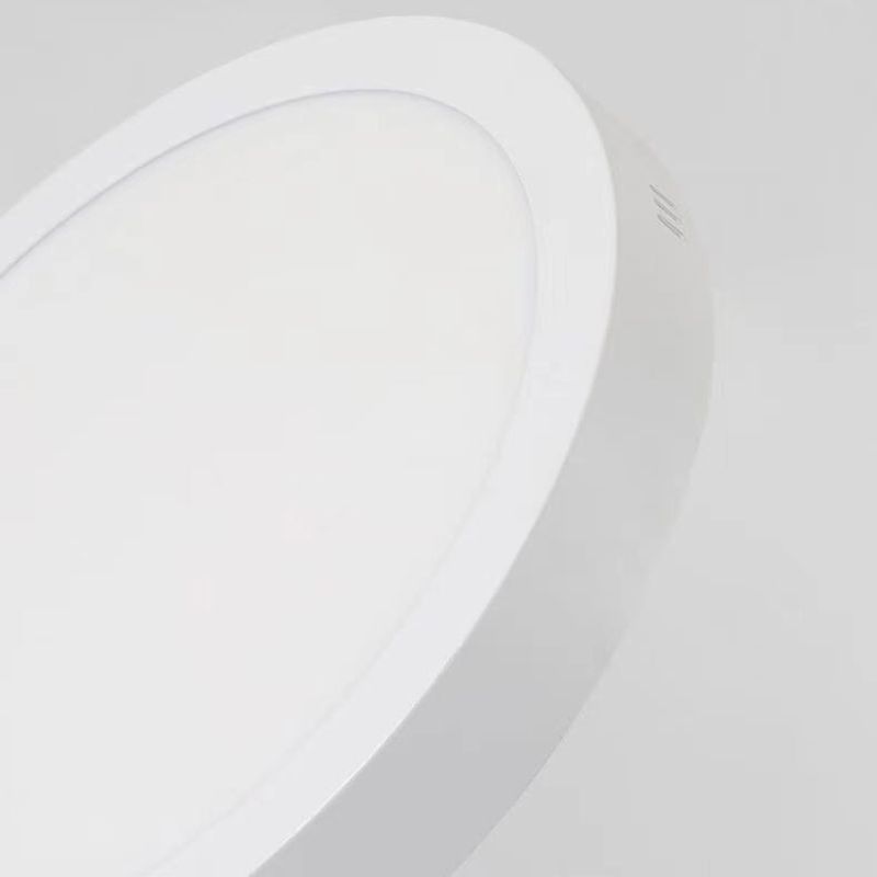 Luminaires encastrés en aluminium de style moderne de luminaire de plafond de bâti de cercle blanc