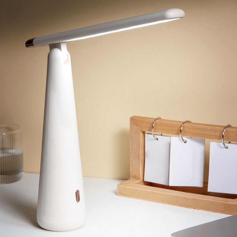 Lampe de table de style minimaliste moderne avec port USB Plastique 1 lumière lumineuse Lumière pour l'étude