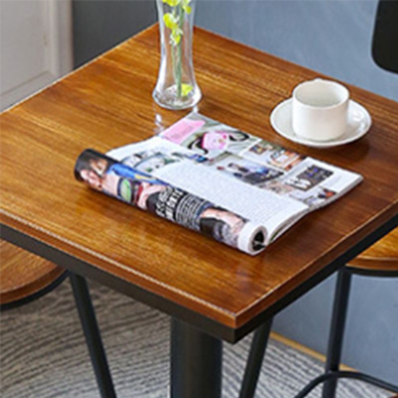 Solid Wood Pub Table Round Bar Height Modern Bar Table for Indoor