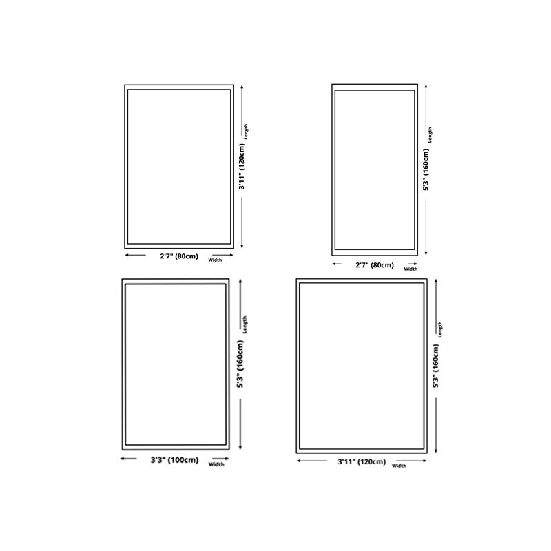 Orange Modern Rug Polyester Eye Indoor Rug Non-Slip Backing Rug for Home Decor