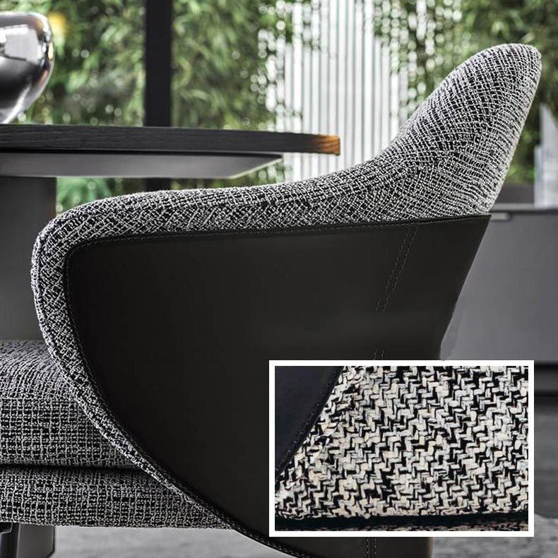 Basic Four Legs Lounge Chair Contemporary Solid Color Accent Armchair
