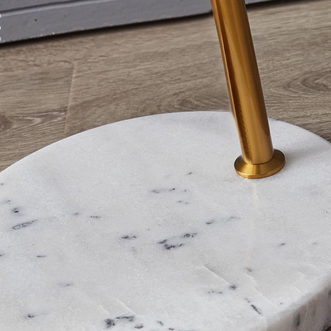 Moderne eenvoudige ijzeren vloerlamp verstelbare lamp vloerlicht met stoffen schaduw voor slaapkamer