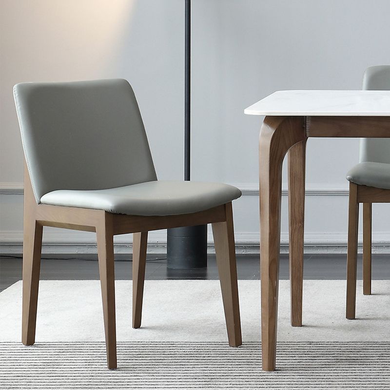 Contemporary Stone Rectangle Table Set 1/4/5 Pieces Dining Set for Home