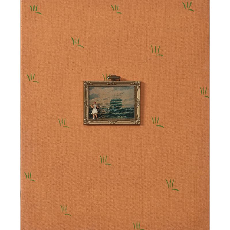 Modern Aesthetics Art Mural Decal Light Color Stain-Proofing Wall Decor for Bedroom