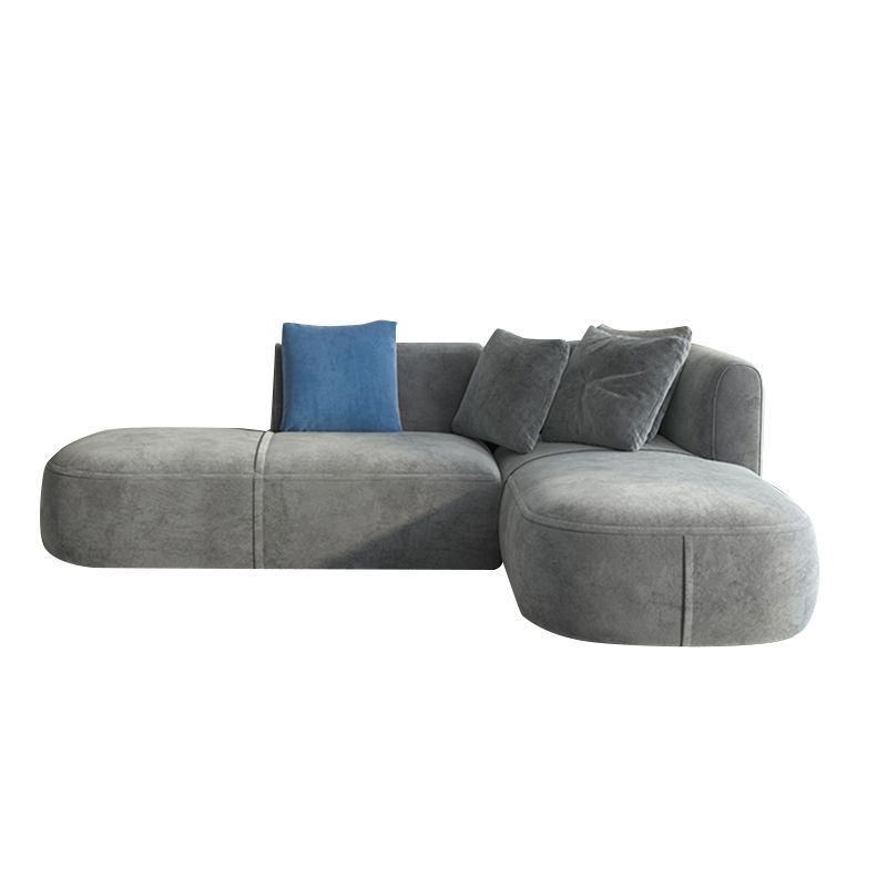 Light-grey Scandinavian Sofa 27.6" for Living Room and Apartment