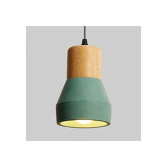 Pendentif en forme de torche de ciment Light Light Nordic Style Pendant Light pour la station de thé