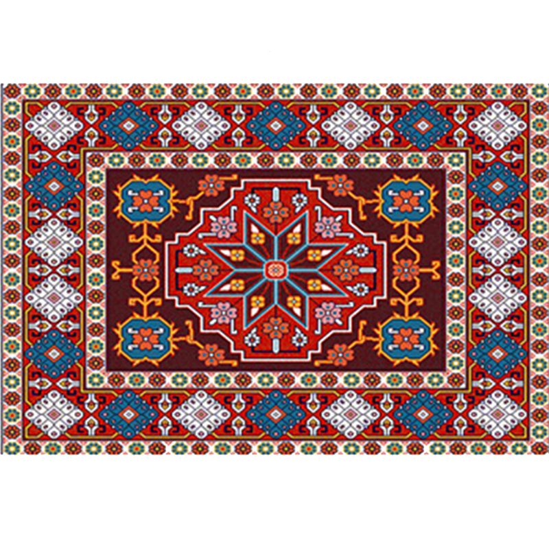 Room Red Room Carpet Bohemian Americana Pattern tapis Polyester Area Area Rapier