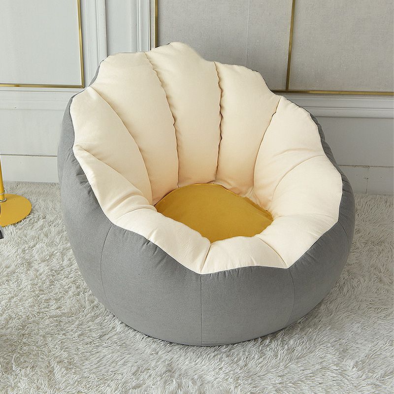 31.49" L x 31.49" W x 27.55" H Linen Accent Chair Washable Papasan Chair