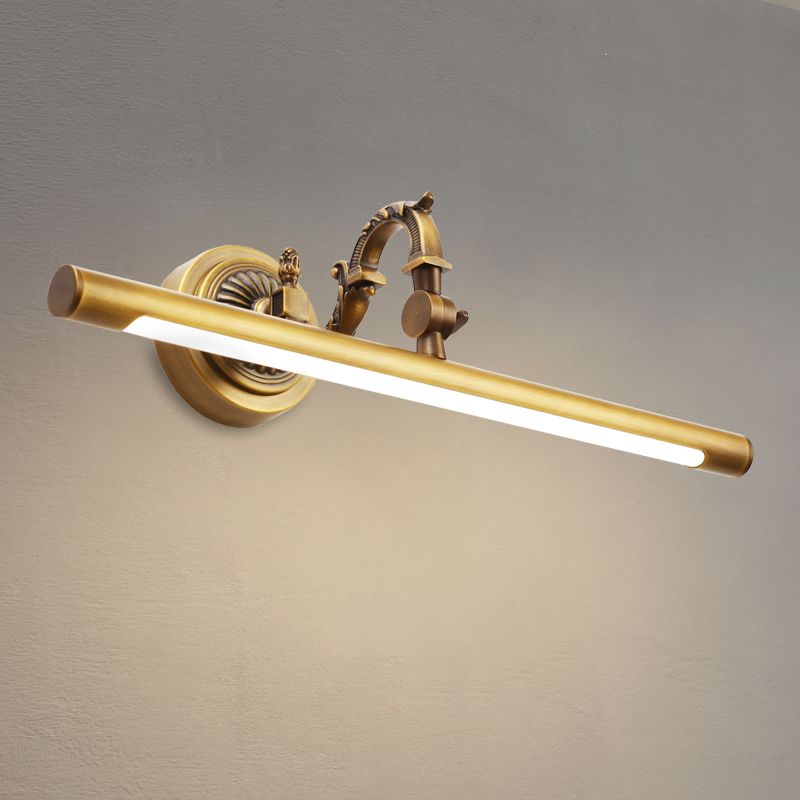 Fidutri di illuminazione da vanità a parete di lussuoso a parete di lusso di metà secolo per il bagno
