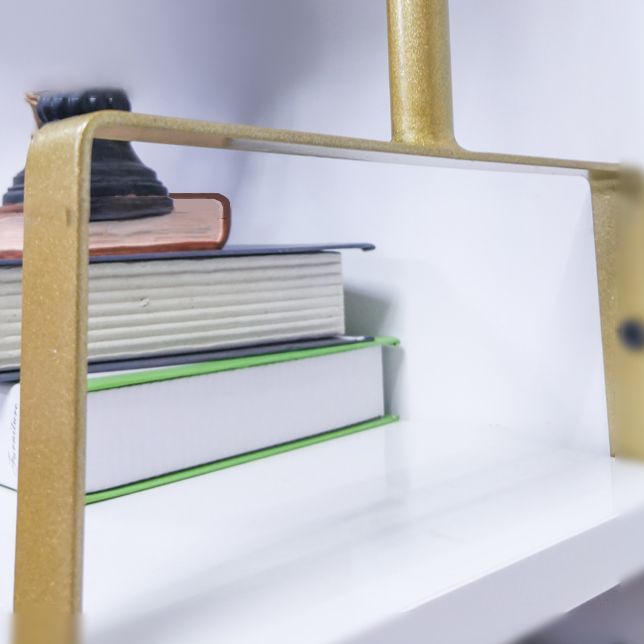 Modern Wooden Wall Mounted Bookshelf Floating Storage Bookcase