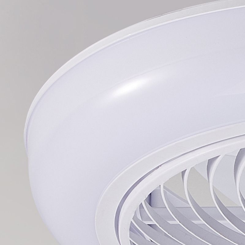 Style simple rond à la lampe à la lampe en acrylique LED à LED à LED en blanc