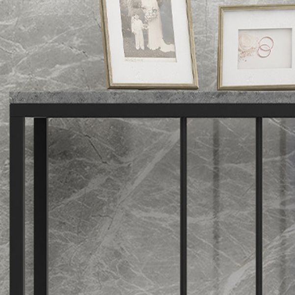 Modern Rectangle Console Table 31.5-inch Tall Iron Accent Table