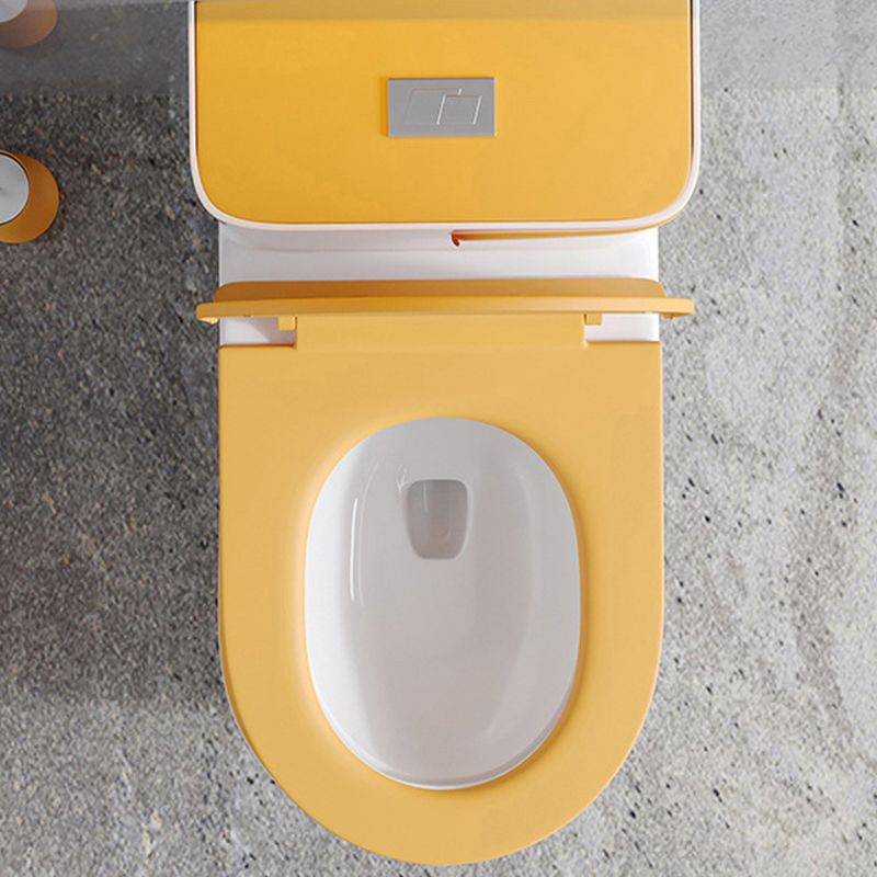 Traditional Floor Mount Flush Toilet 1-Piece Urine Toilet for Bathroom