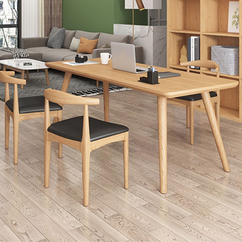 Contemporary Solid Wood Dining Table Natural Dining Table for Dining Room