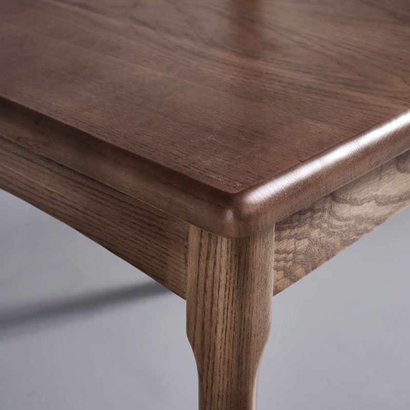 Silla lateral con respaldo abierto de estilo industrial para cocina, silla lateral de comedor de madera sin brazos