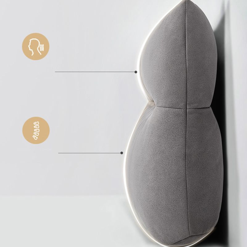 Faux Leather Sectionals in Gray Flared Arm Pillowed Back Cushions Sectional Sofa Set