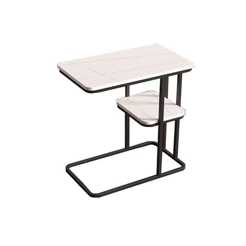7.9"H Modern Style Side End Table Metal Frame Sofa Side Accent Table