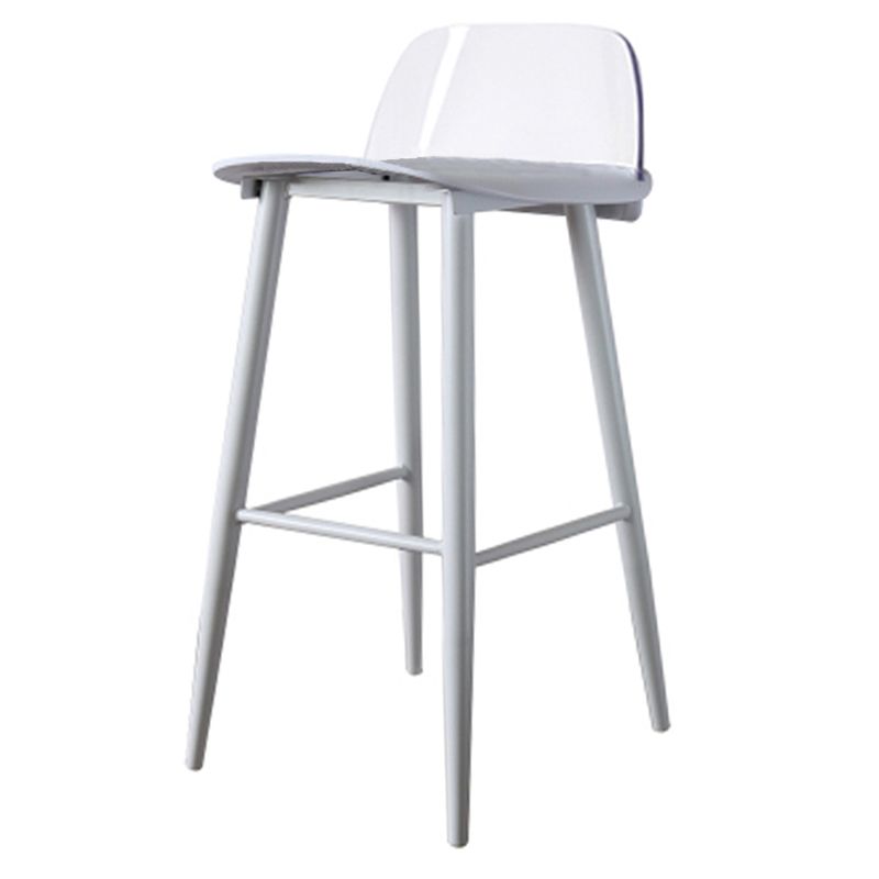 Taburete de bar de estilo escandinavo con asiento cuadrado para barra de cocina