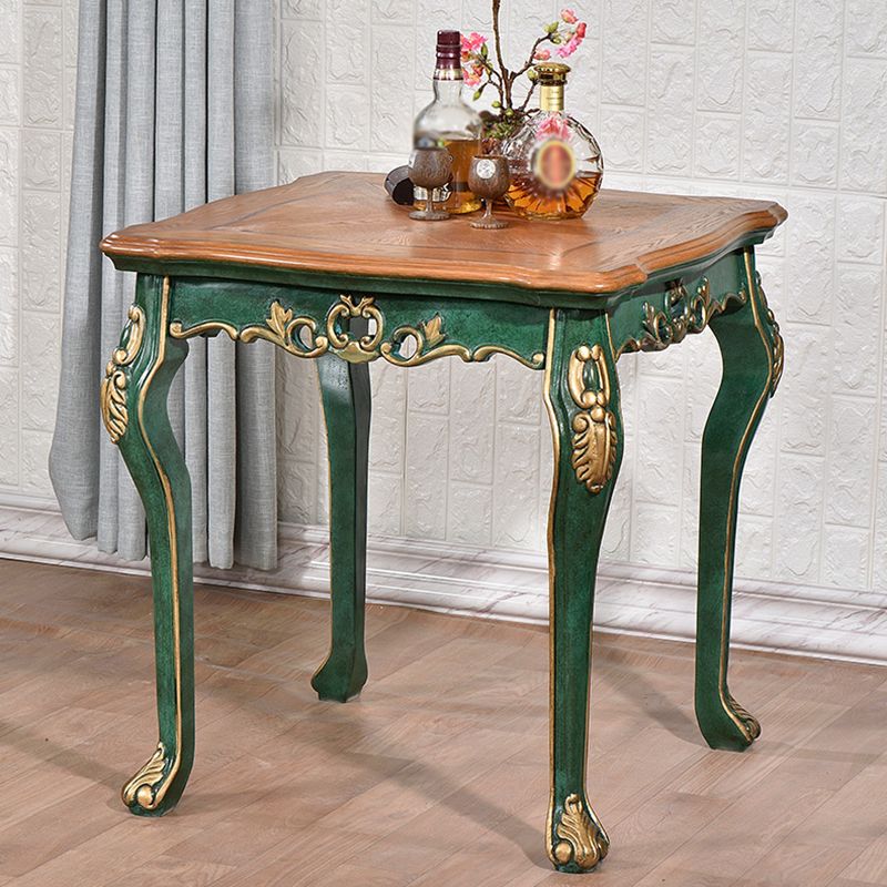 Solid Wood 4-foot Dining Table Midcentury Style Furniture for Indoor