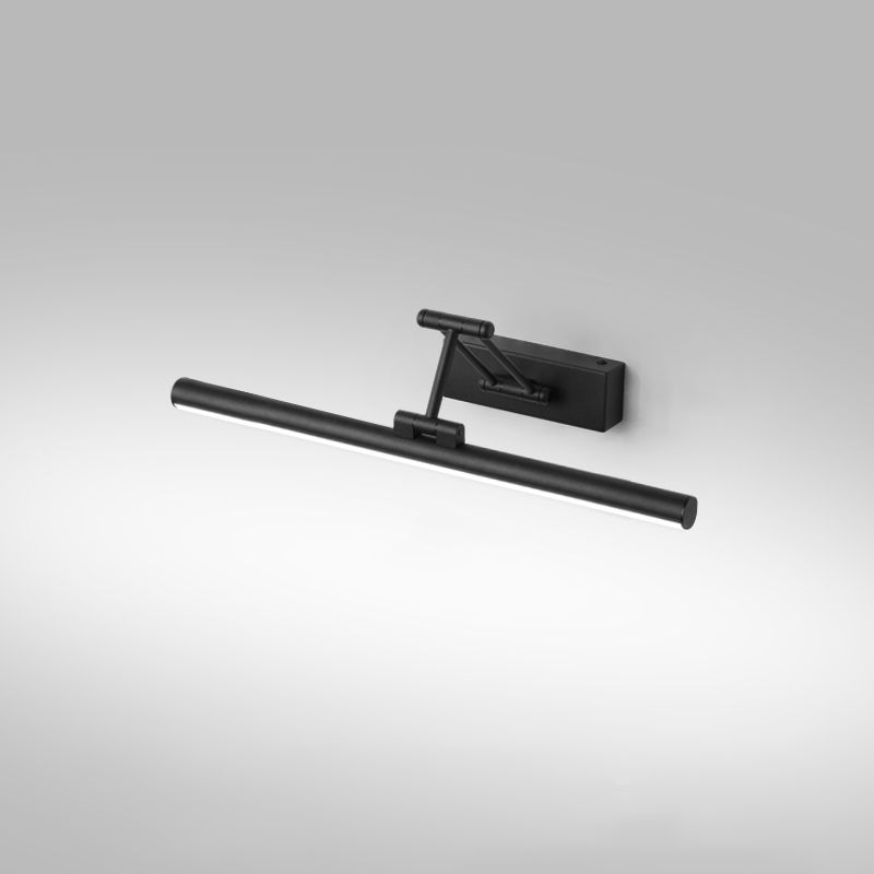 Modern Simple Metal Vanity Light Cylinder Shape Scalable Vanity Lamp for Shower Room