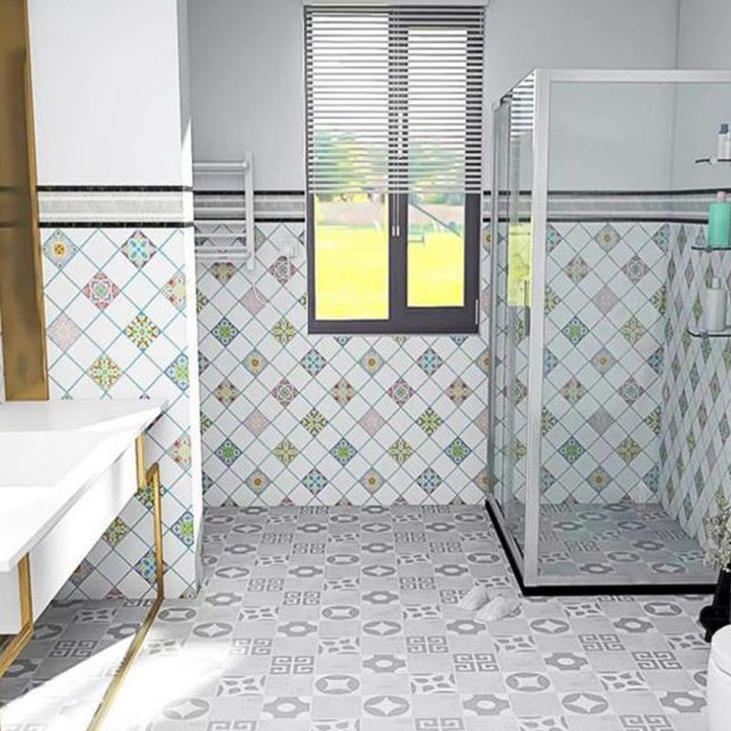 Rectangular Peel & Stick Tile PVC Single Tile for Kitchen and Bathroom